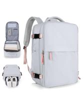 Mochila de viagem bergsalz Essentials Grey Waterproof 17,71 polegadas