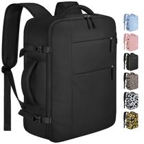 Mochila de viagem Capolo para mulheres e homens, mochila impermeável para laptop, mochila de mão aprovada pelas companhias aéreas, bolsa de livros de computador para negócios, trabalho e viagens, serve para laptop de 15,6 polegadas (zíper preto) Mochila de viagem Capolo para mulheres e homens, mochila impermeável para laptop, mochila de mão aprovada pelas companhias aéreas, bolsa de livros de computador para negócios, trabalho e viagens, serve para laptop de 15,6 polegadas (zíper preto)