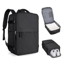 Mochila de viagem coofay Airline aprovada à prova d'água preta