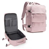 Mochila de viagem coowoz grande impermeável para mulheres e homens rosa Mochila de viagem coowoz grande impermeável para mulheres e homens rosa