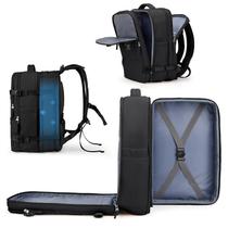 Mochila de viagem Coowoz grande impermeável para mulheres/homens preta Mochila de viagem Coowoz grande impermeável para mulheres/homens preta