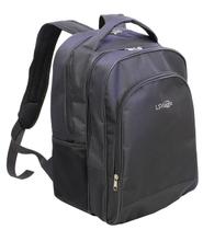 Mochila de viagem e bordo em poliester preto ls mn4194