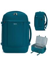 Mochila de viagem ECOHUB 30L com carregamento USB para laptop de 15,6" azul