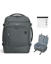 Mochila de viagem ECOHUB Spirit Airlines 30L com porta USB cinza