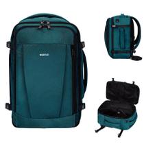 Mochila de viagem ECOHUB Spirit Airlines Carry On 30L azul verde