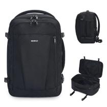 Mochila de Viagem ECOHUB Spirit Airlines - Carry On 30L Preta