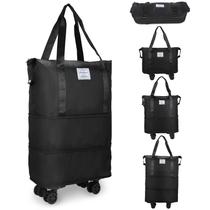 Mochila de Viagem Expansiva com Rodas VOOWO - Preta Mochila de Viagem Expansiva com Rodas VOOWO - Preta
