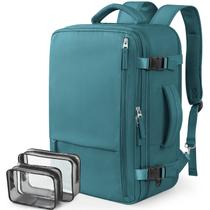 Mochila de viagem FALARK 35L com compartimento para laptop de 17 polegadas azul