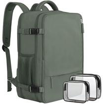 Mochila de viagem grande expansível Sinaliy para homens e mulheres, laptop de 17 polegadas, impermeável, casual, mochila universitária, mochila para mulheres, como item personalizado aprovado por voo