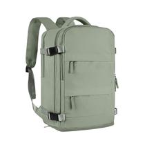 Mochila de viagem grande para mulheres e homens, mochila de mão aprovada pela companhia aérea, mochila de bagagem esportiva impermeável, mochila casual, mochilas pequenas de caminhada, cinza, verde