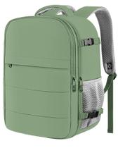 Mochila de viagem HOTOR Flight Approved 15.6 para laptop verde