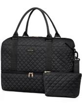 Mochila de viagem HOTOR Weekender para mulheres com compartimento para sapatos