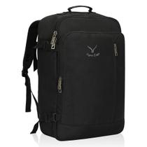 Mochila de viagem Hynes Eagle 38L Carry on para mulheres e homens preta Mochila de viagem Hynes Eagle 38L Carry on para mulheres e homens preta