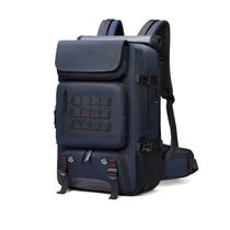 Mochila de viagem INFEYLAY impermeável para laptop de 17 polegadas 50L azul