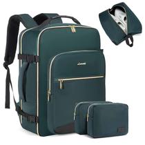 Mochila de Viagem LOVEVOOK 40L - Para Laptop 17" - Verde