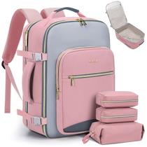Mochila de Viagem LOVEVOOK 40L para Mulheres com 3 Cubos de Embalagem