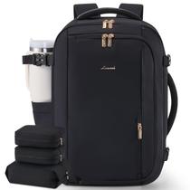 Mochila de viagem LOVEVOOK 40L para mulheres com 3 cubos de embalagem