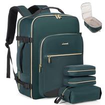 Mochila de viagem LOVEVOOK 50L com 3 cubos de embalagem à prova d'água