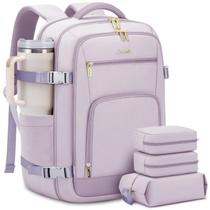 Mochila de viagem LOVEVOOK 50L para mulheres com laptop de 18" Waterpro