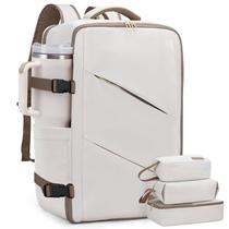 Mochila de viagem LOVEVOOK para mulheres, laptop de 17 polegadas, bege Mochila de viagem LOVEVOOK para mulheres, laptop de 17 polegadas, bege