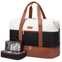 Mochila de Viagem LOVEVOOK Weekender para Mulher - com 2 Cubos de Embalagem