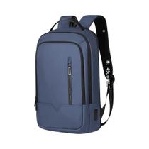 Mochila De Viagem Masculina Impermeável Expansível Leve Para Laptop De 15.6 Polegadas Com Porta USB