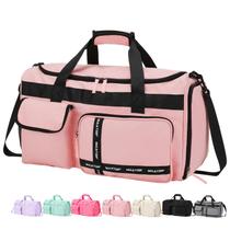 Mochila de viagem MAXTOP Gym Bag para mulheres rosa com compartimento para sapatos