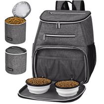 Mochila de viagem para cães BAGLHER Airline aprovada em cinza