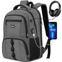 Mochila de viagem para laptop Kadilong 17,3" para homens resistente à água