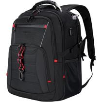 Mochila de viagem para laptop KROSER de 18,4 polegadas com porta USB e RFID