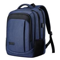 Mochila de viagem para laptop Monsdle Anti Theft USB 15,6" azul