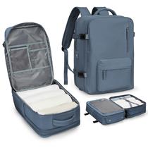 Mochila de viagem para laptop WONHOX impermeável de 17 polegadas Jewel Blue Mochila de viagem para laptop WONHOX impermeável de 17 polegadas Jewel Blue