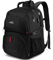 Mochila de viagem ProeTrade Extra Large 50L com USB preta