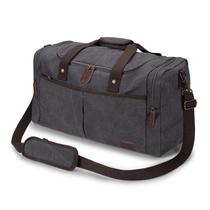 Mochila de Viagem S-ZONE - Canvas para Final de Semana com Compartimento para Sapatos Mochila de Viagem S-ZONE - Canvas para Final de Semana com Compartimento para Sapatos