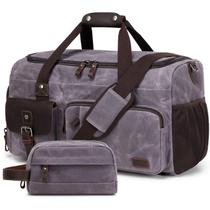 Mochila de Viagem SHENHU Weekender Cinza - Compartimento para Sapatos