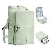 Mochila de viagem Suratio Large Carry On para mulheres e homens, verde