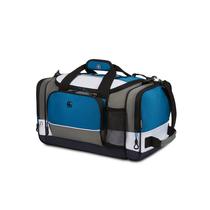 Mochila de viagem SwissGear Apex cinza/azul/branca de 20 polegadas Mochila de viagem SwissGear Apex cinza/azul/branca de 20 polegadas