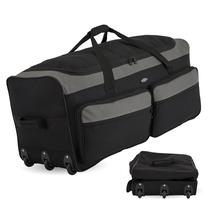 Mochila de Viagem Travelers Club Space Saver 36 Polegadas - Dobrável com Três Rodas