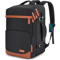 Mochila de viagem Velaybor 40L com porta de carregamento USB preta