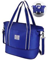Mochila de viagem WALNEW Weekender impermeável Klein Blue Mochila de viagem WALNEW Weekender impermeável Klein Blue