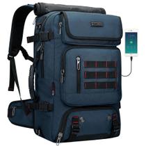 Mochila de viagem WITZMAN B682 azul de nylon para homens 20,5 x 12,6 x 7,5 cm