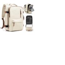 Mochila de Viagem WONHOX Impermeável para Mulheres - 40x25x20cm - Preta