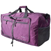 Mochila de viagem Woogwin impermeável 60L roxa Mochila de viagem Woogwin impermeável 60L roxa
