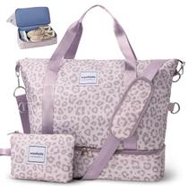 Mochila de viagem WOOMADA Weekender para mulheres com compartimento para sapatos Mochila de viagem WOOMADA Weekender para mulheres com compartimento para sapatos