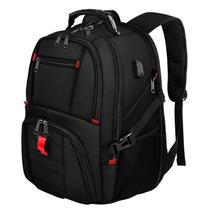 Mochila de viagem YOREPEK 15,6" para laptop resistente à água preta