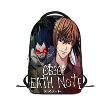 Mochila Deaths Notes Kids School Mochila escolar com impressão 3D Oxford Mochila Deaths Notes Kids School Mochila escolar com impressão 3D Oxford