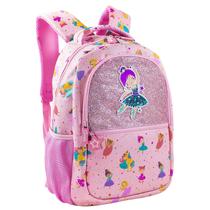 Mochila Decorably de 42 cm con Balletina Brillante y Múltiples Compartimentos