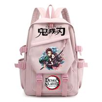 Mochila Demons Slayers Kamados Tanjirous Anime School 29x13x42cm