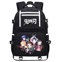 Mochila Demons Slayers Kamados Tanjirous Anime School 47cm