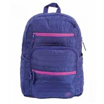 Mochila Dermiwil Capricho Roxo bolso p/ Notebook Escolar